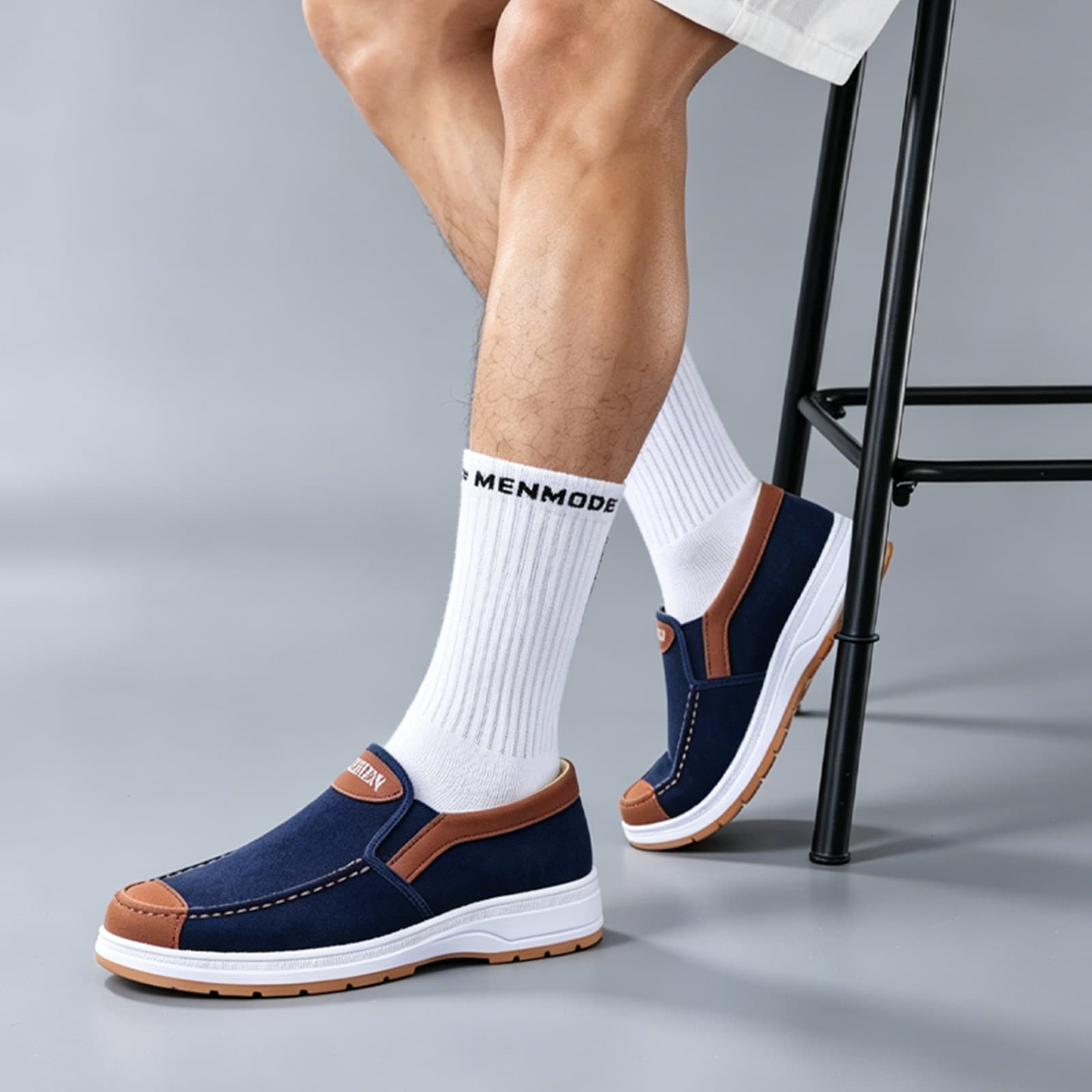 Men's Sports Socks Summer Long Socks Anti-Odor Short Socks Running Socks Long Tube