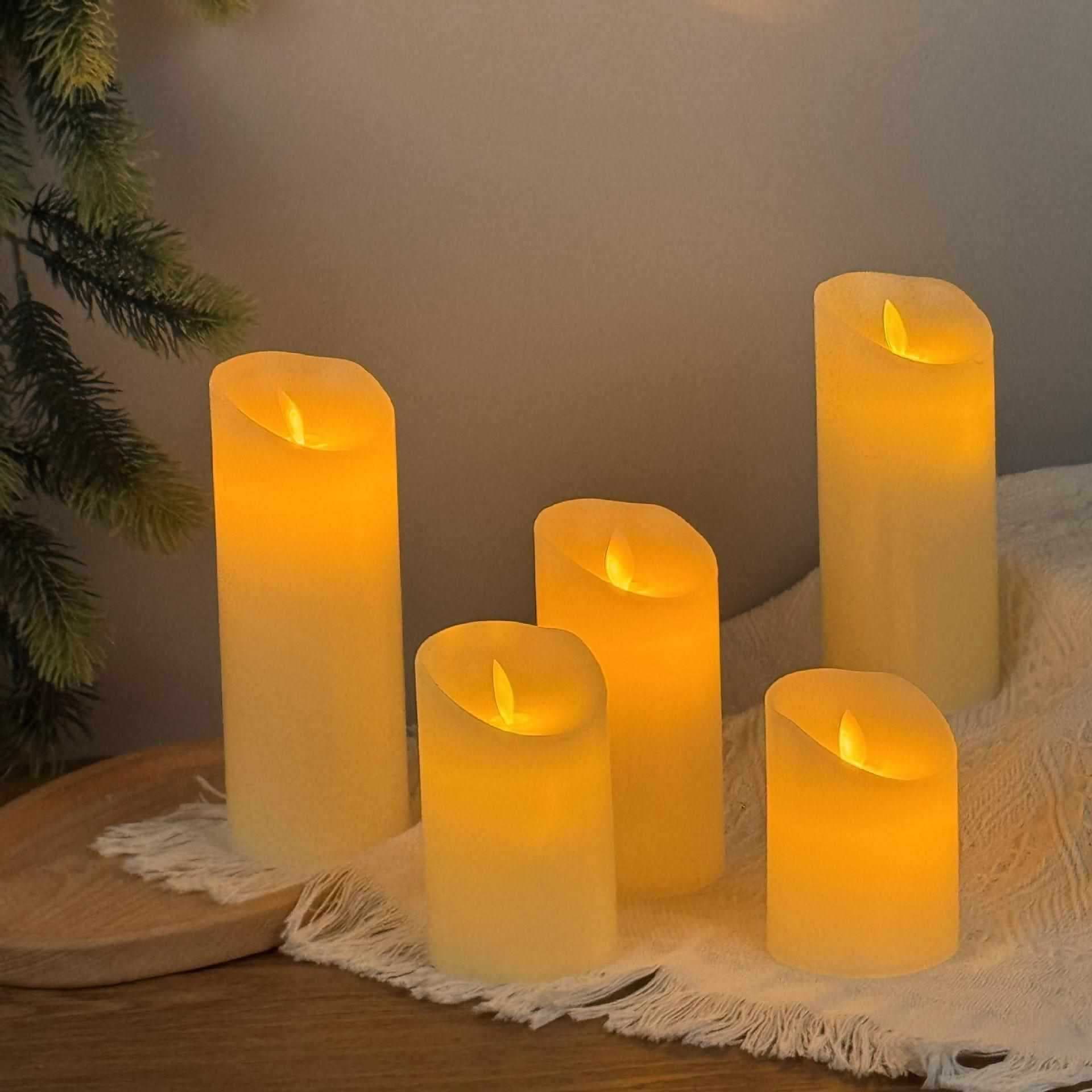 ✅ Christmas Swinging LED Electronic Candle for Weddings, Birthdays, Decorations, Bar Path Lighting, and Ambiance