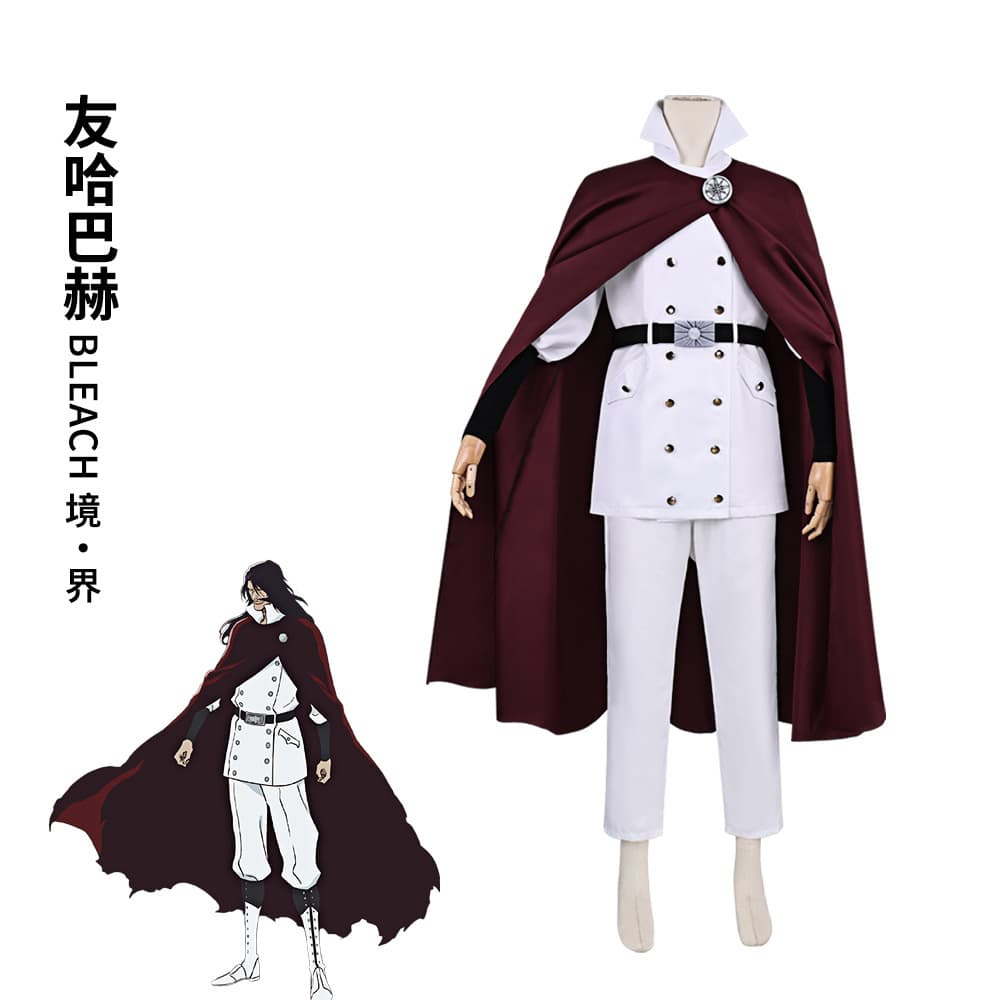 The Thousand-Year Blood War of the God of Death, the Quincy Commander Yhwach, two-dimensional animation cos uniform, wine-red fight