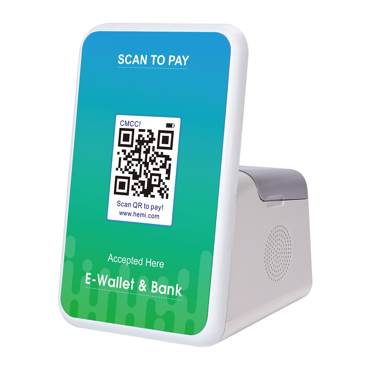 MD718 4G+WiFi Cloud Audio Payment Voice Announcer, Payment Broadcast with Receipt Printing and Secondary Development