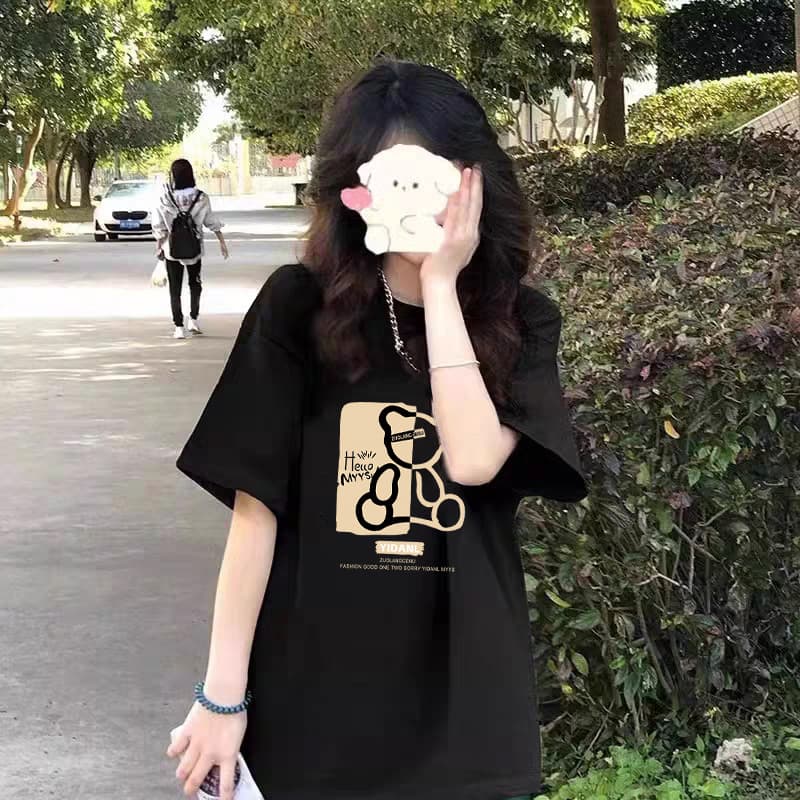Short Sleeve T-Shirt for Women Summer New Style Inner Top Design Female Clothes Regular Shoulder Half Sleeve Pure Cotton Tee Plus Size