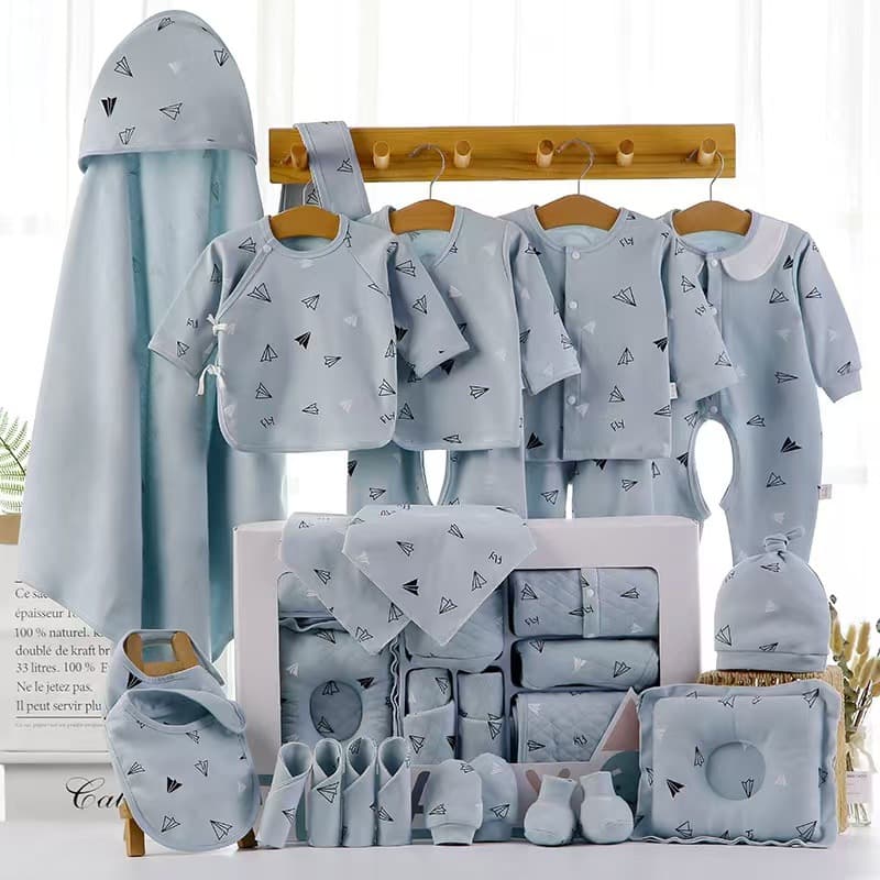 Newborn Baby Gift Box Pure Cotton Set 0-3 Months, Baby & Maternity Essentials, 100-Day Gift Set