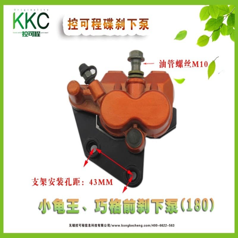 Control Programmable Qiaoge/Small Turtle King Lower Pump (Front/Left), Dual Cylinder 10#, Fits 160 Inner Hole 40.5 Flat Disc
