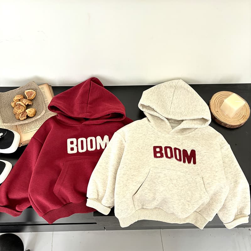 Children's Spring and Autumn Hoodie, Boys' Patch Embroidery Baby Korean Knit Loose Hooded Sweatshirt for Girls, Hot Selling