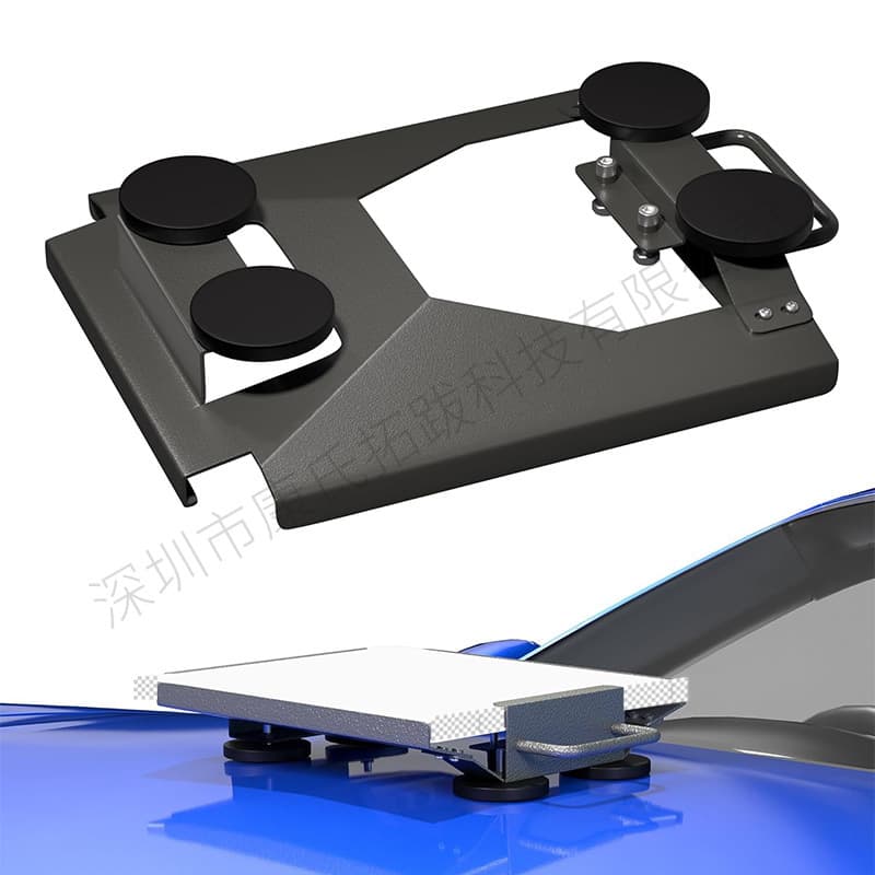For Mini car roof metal mobile signal bracket V4, single magnetic 30kg mini support.