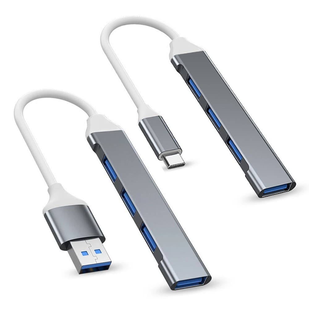 USB Hub Expander Four-in-One Hub Type-C One-to-Four Extension Dock External Computer Phone Converter