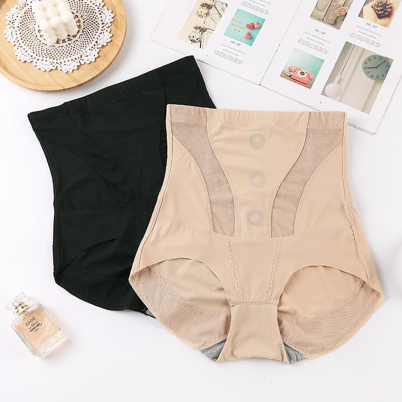 High-Waist Tummy Control Shapewear Panties for Postpartum, Butt Lifting, Ice Silk Women's Tummy Control Panties