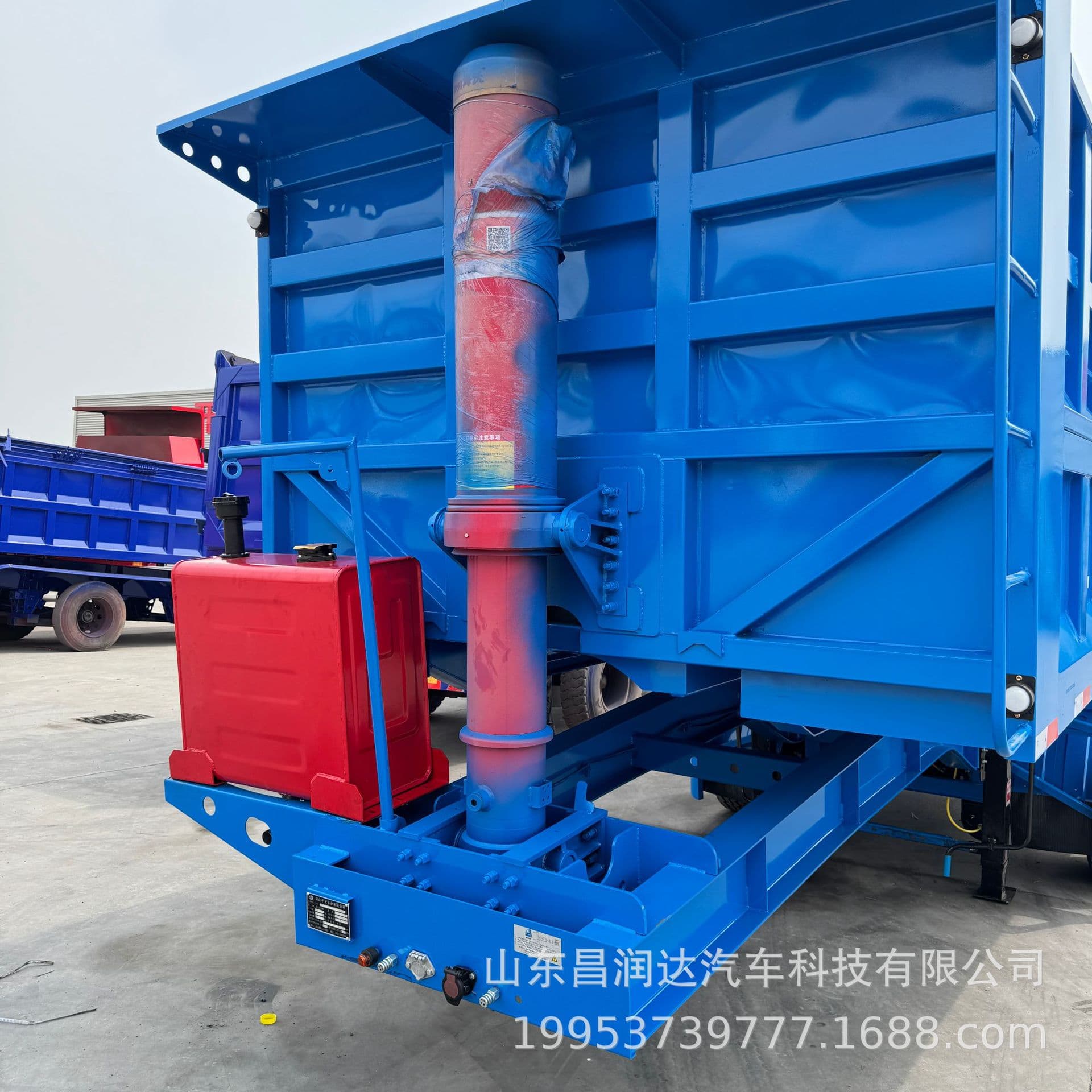 Changrunda Manufacturer - Cross-border Rear-tipping Self-unloading Engineering Sand and Gravel Earthwork Transportation Frame Rear-tipping Container Coal Mine