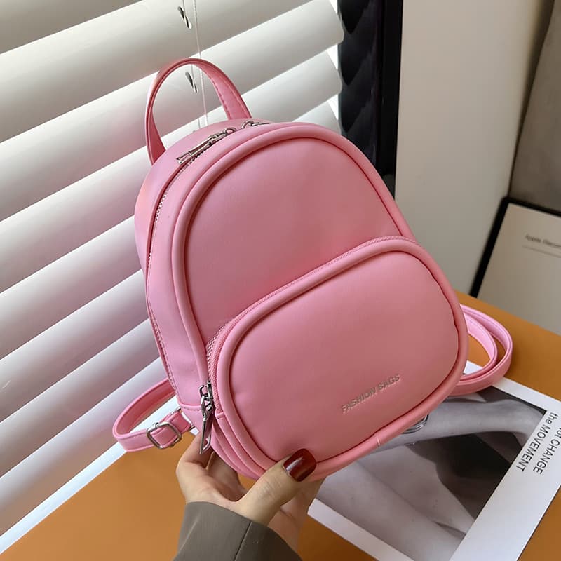 Women's Summer Mini Backpack, Candy Color, Fashionable and Versatile Kids' Phone Backpack