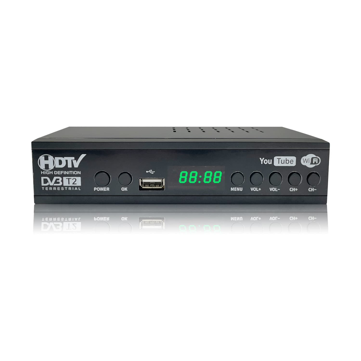 DVB-T2 Indonesia WiFi Digital TV Terrestrial Set-top Box Indonesia Russia Cross-border Direct Manufacturer