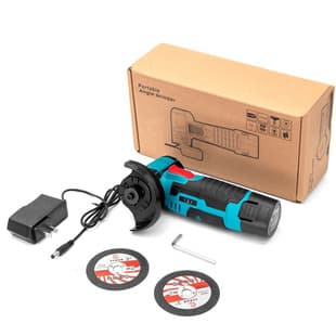 Cross-Border Hot Sale Wholesale Lithium-Ion Brushed Mini Angle Grinder, Polishing and Cutting Machine, Pistol-Grip Multi-Function Grinder