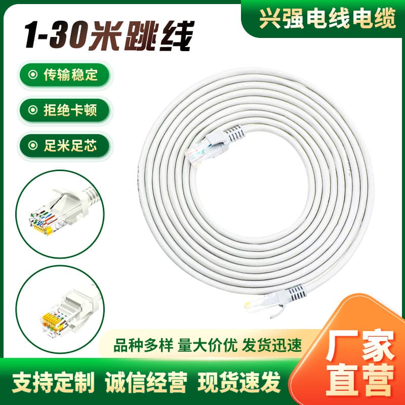 RJ45 CAT5E Ethernet Cable CAT6 Gigabit Network Cable Unshielded Patch Cord