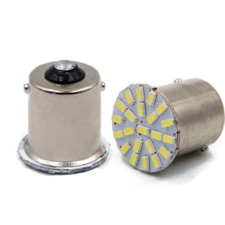 Car LED 1206 22SMD S25 1156 1157 LED Reverse Light Brake Light 3014