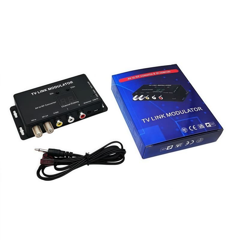 TV Link Modulator AV to RF converter & IR extender TM07.