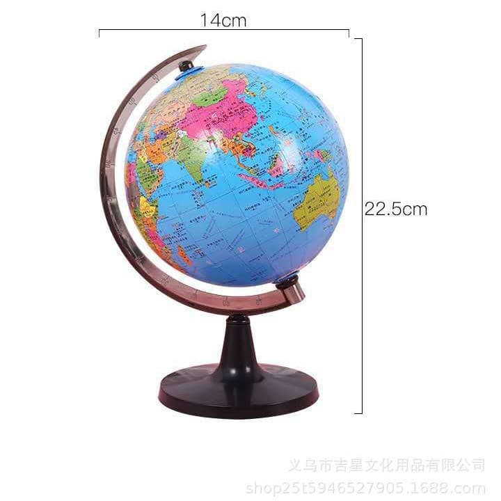 Student Globe Teaching Instrument Office Rotating Globe Educational Material for Geography Classroom Display