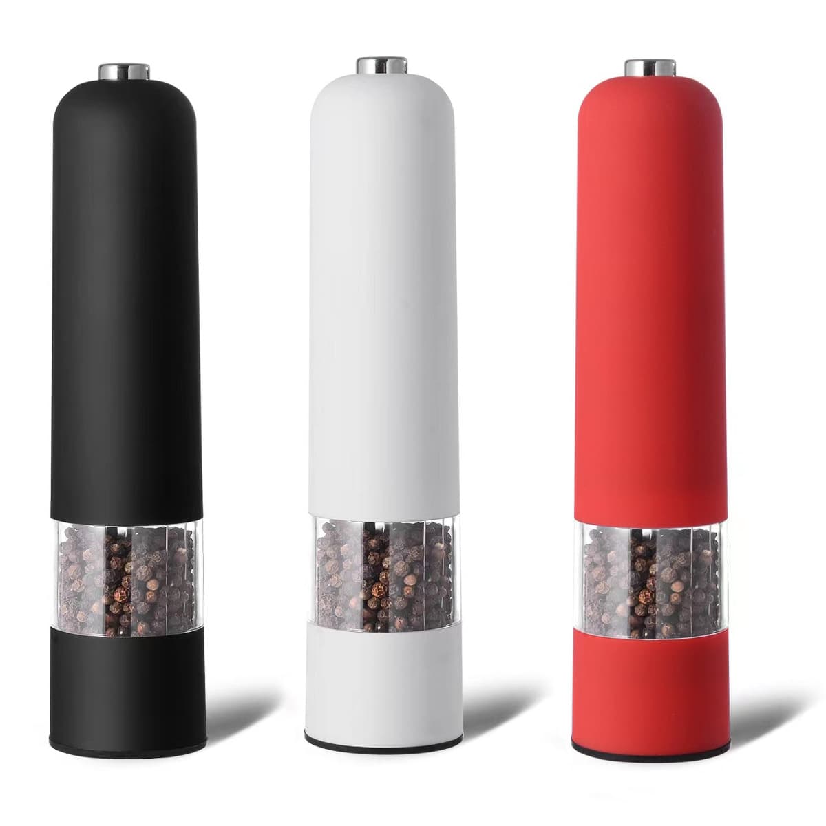 Plastic ABS Electric Pepper Grinder Coarse Salt Mill Non-electric Manual Spice Grinder Kitchen Gadget Food Safe