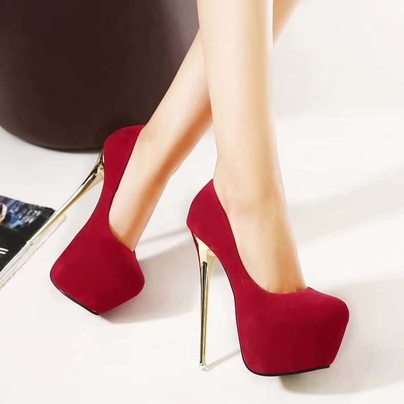 35-42 Yards Plus Size Women's Shoes 41 Hate Sky High 16cm Stiletto Heels Men's Sexy Waterproof Platform Catwalk Shoes