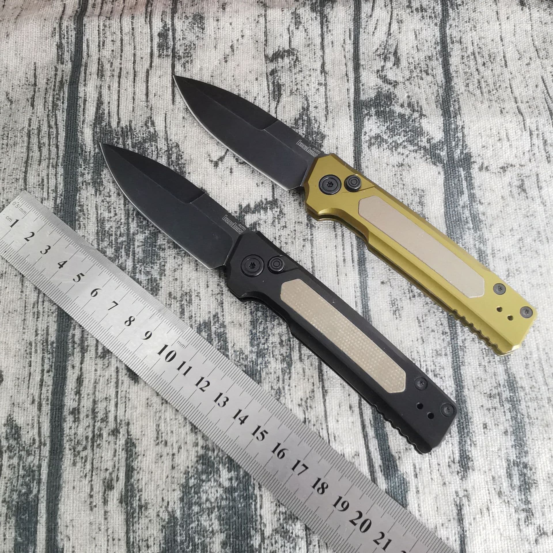 Kershaw 7205 Folding Knife Cross-Border Folding Knife Aviation Aluminum Alloy Handle High Hardness Material Outdoor Knife Self-Defense Knife