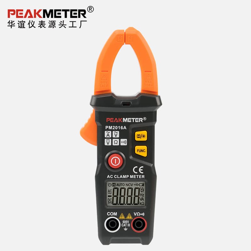 PEAKMETER Huayi PM2016A AC digital clamp meter clamp type current multimeter 200A current clamp