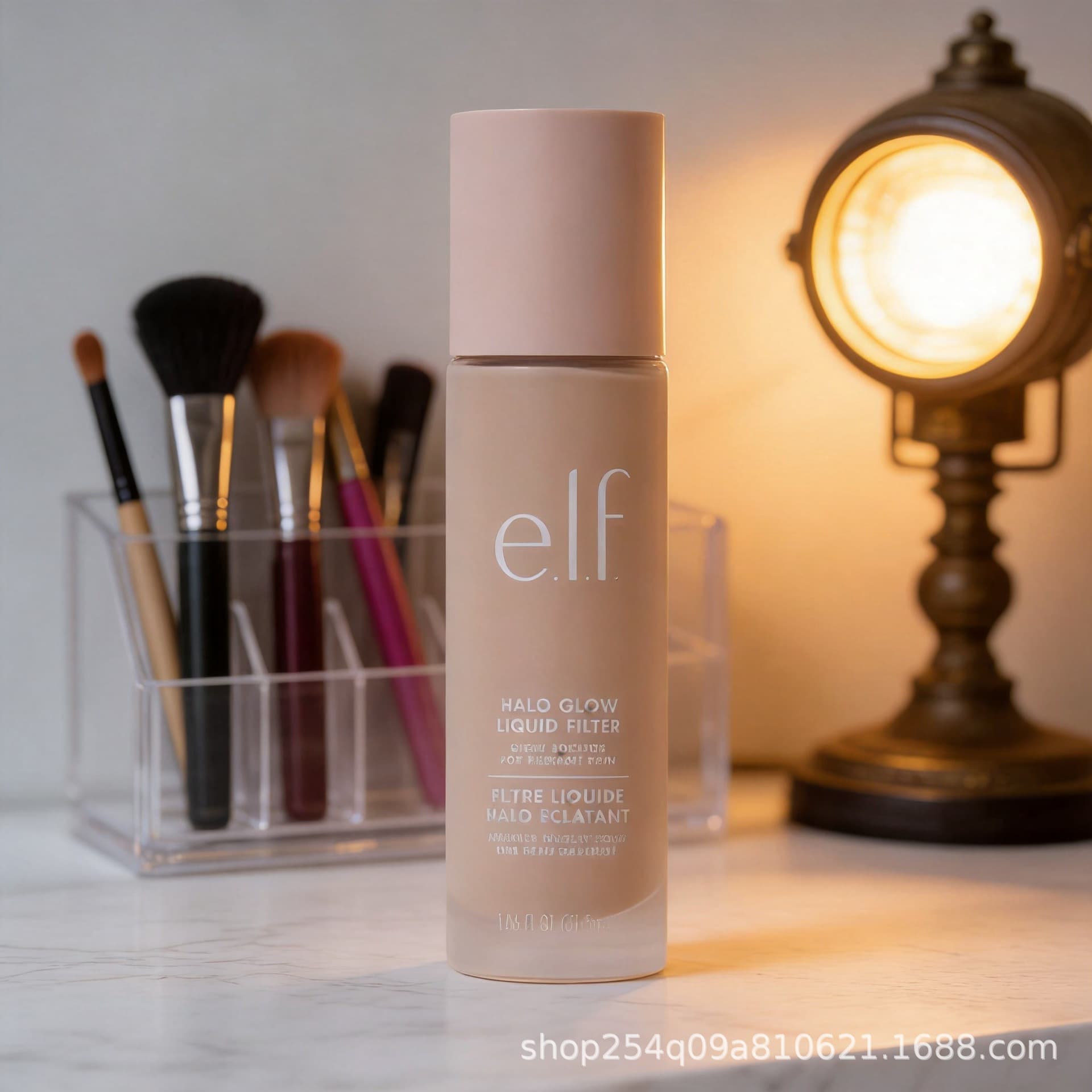 Cross-border elf Halo Glow Highlighter Liquid Primer Base Brightening Moisturizing Concealer Non-Transfer Foundation