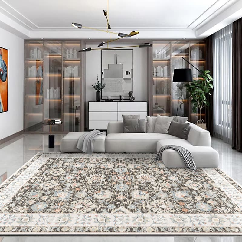 Modern Simple Decorative Home Bedroom Living Room Carpet Sofa Coffee Table Mat Faux Cashmere Rug Floor Mat Wholesale
