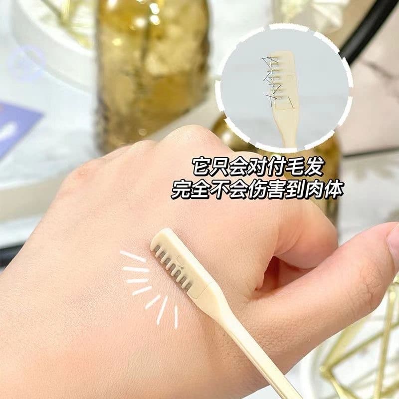 Double-headed nose hair trimmer scissors set, imported rotary nose hair trimmer, nostril trimmer, manual nose hair trimming.