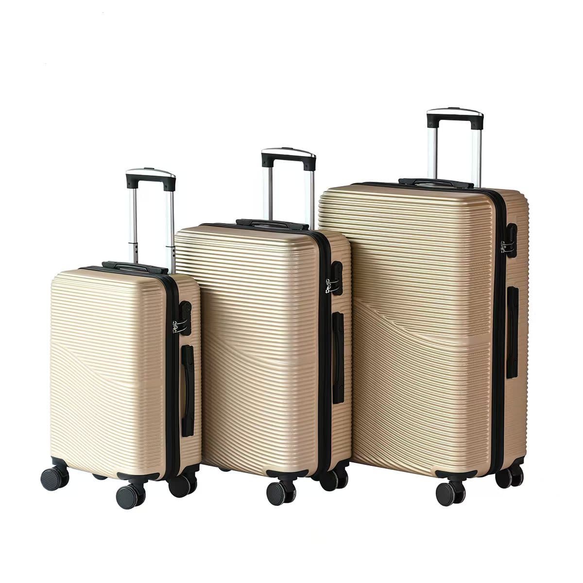Factory Wholesale Luggage 20 24 28 Inch, Password Lock Spinner Suitcase, Custom Logo, Travel Case Customization