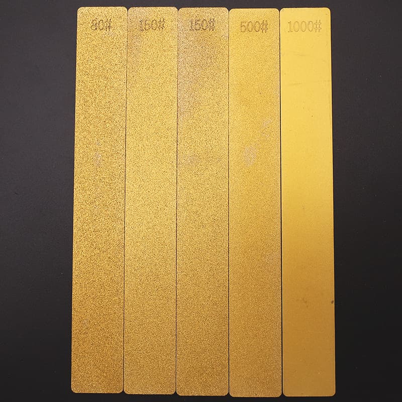 Titanium-Coated Outdoor Cutting Peeler Sugarcane Knife Diamond Sharpening Thin Iron Sheet 150*20*1mm Grinding Disc