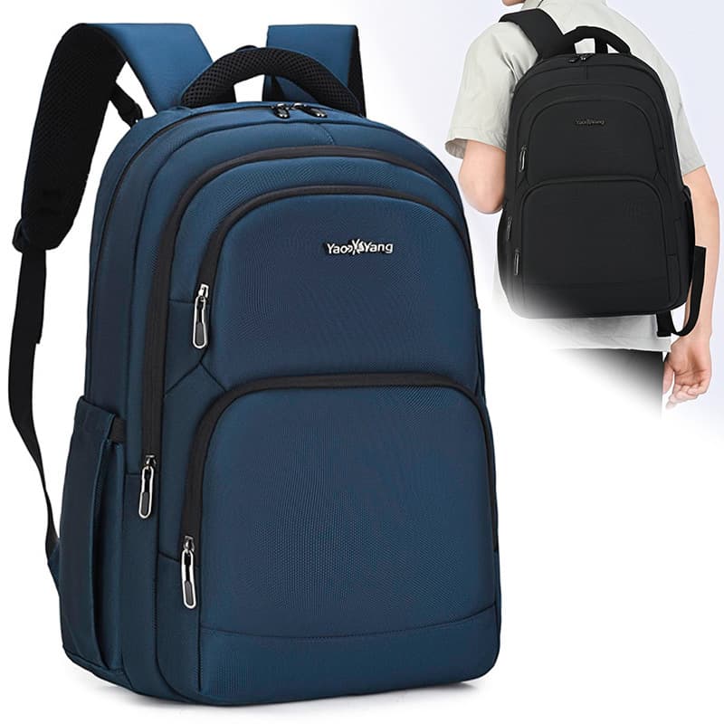 Large-capacity backpack men's casual backpack school bag laptop bag multi-functional travel bag cross-border foreign trade