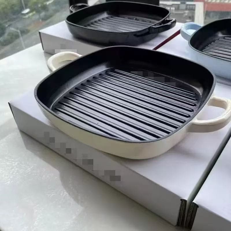 Smeg Frying Pan High Quality Cast Iron Frying Pan Non-Stick Induction Cooker Gas Universal Steak BBQ Frying Pan