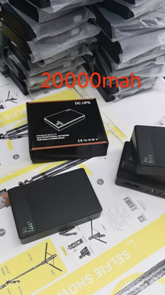 2024 POE 5V 9V 12V Mini DC UPS Uninterruptible Power Supply 18W 36W 45W 60W 1 Backup