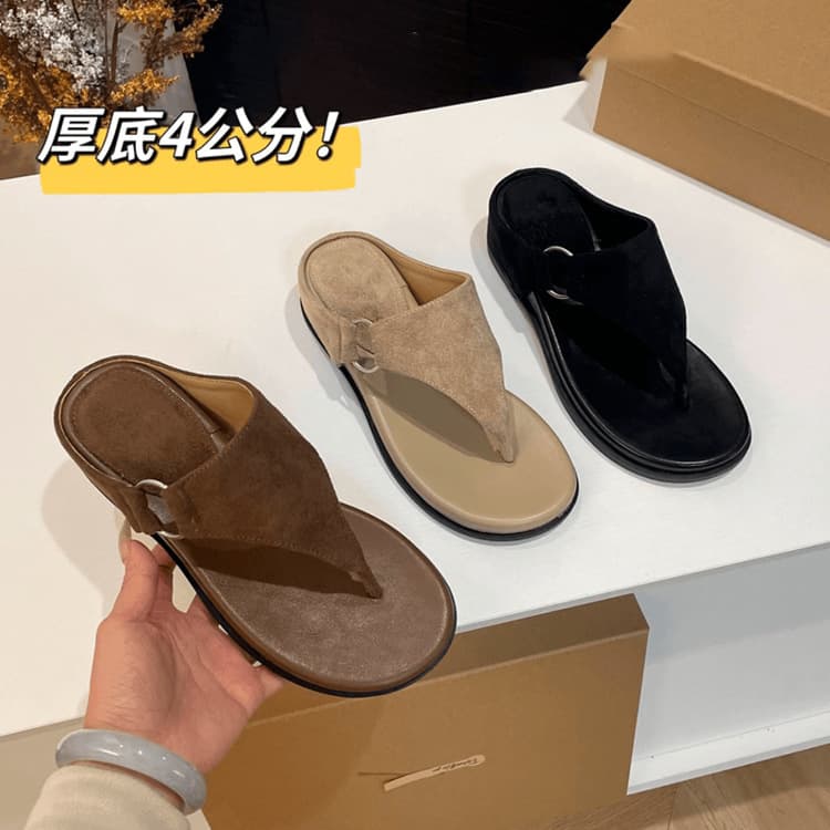 Vintage Roman Sandals for Women 2026 Spring Summer New Style Flip Flops Casual Toe Post Sandals