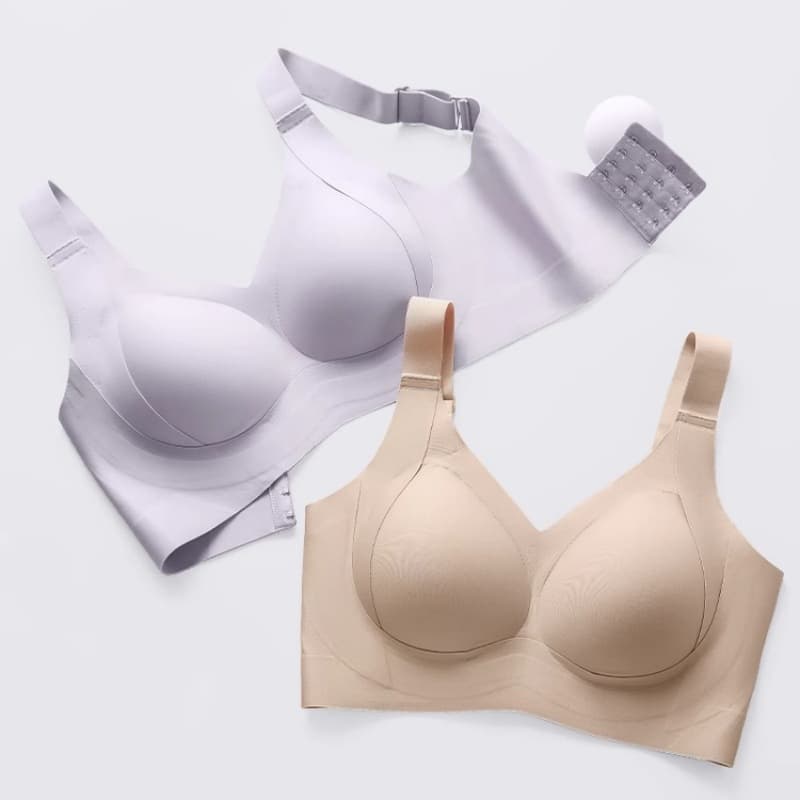 Plus Size G Cup Bra for Women Full Cup Large Chest Minimizer Seamless Wireless Push Up Side Shaping Anti-Sagging Bra