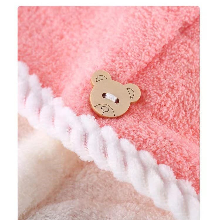 High-Density Hair Drying Cap Quick-Dry Women's Coral Fleece Hair Towel Wrap for Washing Hair Microfiber Thickened Shower Cap Super Absorbent Wholesale