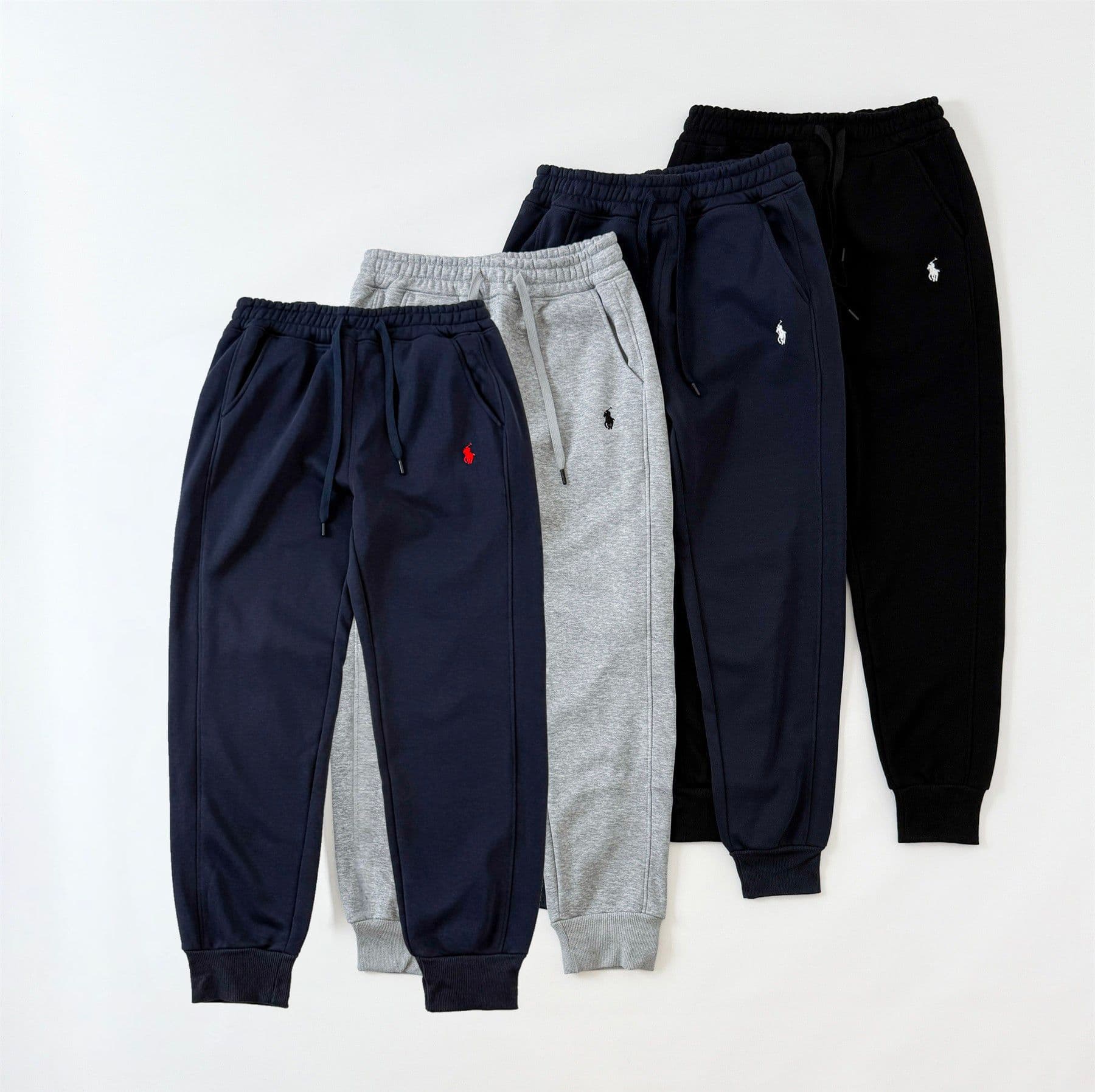 Cross-border RL Paul Sweatpants with Elastic Cuffs, Small Horse Logo, Autumn Casual Unisex, Ralph Lauren Embroidery Sport Pants for Export