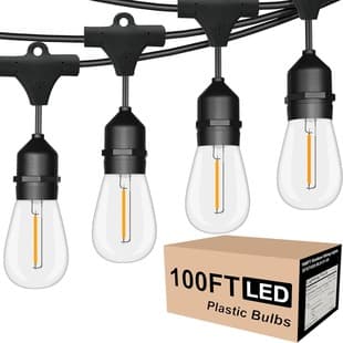 Cross-border S14 US Plug Outdoor String Lights S14 Solar String Lights EU Plug String Lights