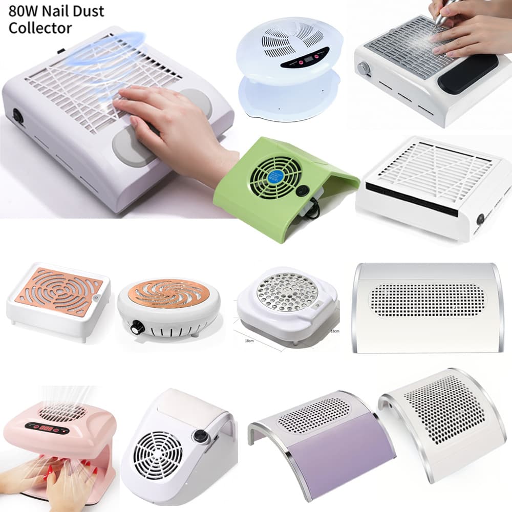 Cross-border Manicure Vacuum Cleaner High-Power Speed-Adjustable Nail Dust Collector for Nail Polishing