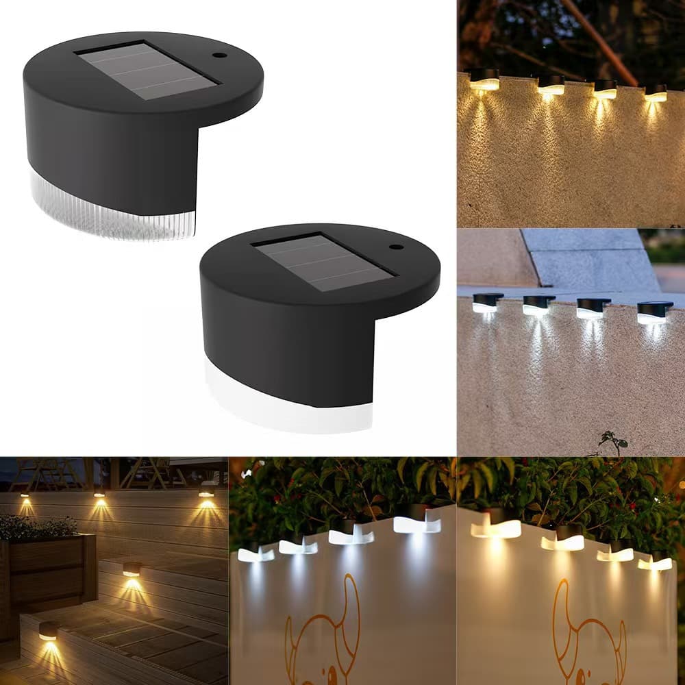 Solar Outdoor Light, Garden Wall Washer Light, Balcony Atmosphere Light, Smart Garden Lighting, Simple Stair Step Light