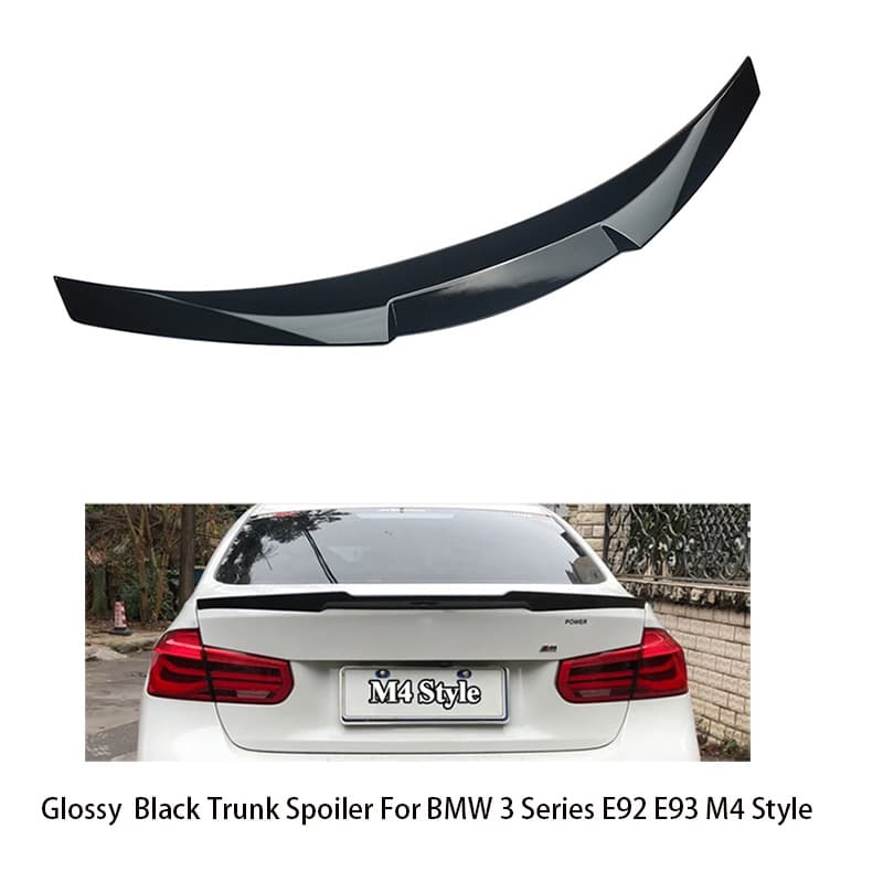 For 2006-2010 BMW 3 Series E92 M4 Style Rear Spoiler Lip Wing