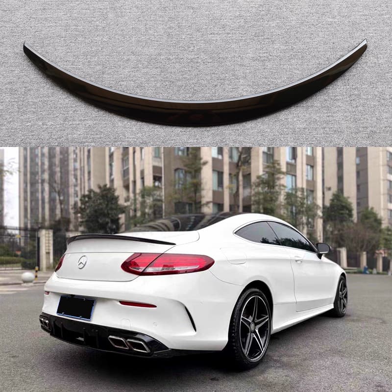 Rear Spoiler Lip for 2016-2022 Mercedes-Benz C-Class Coupe AMG Style Spoiler Decoration