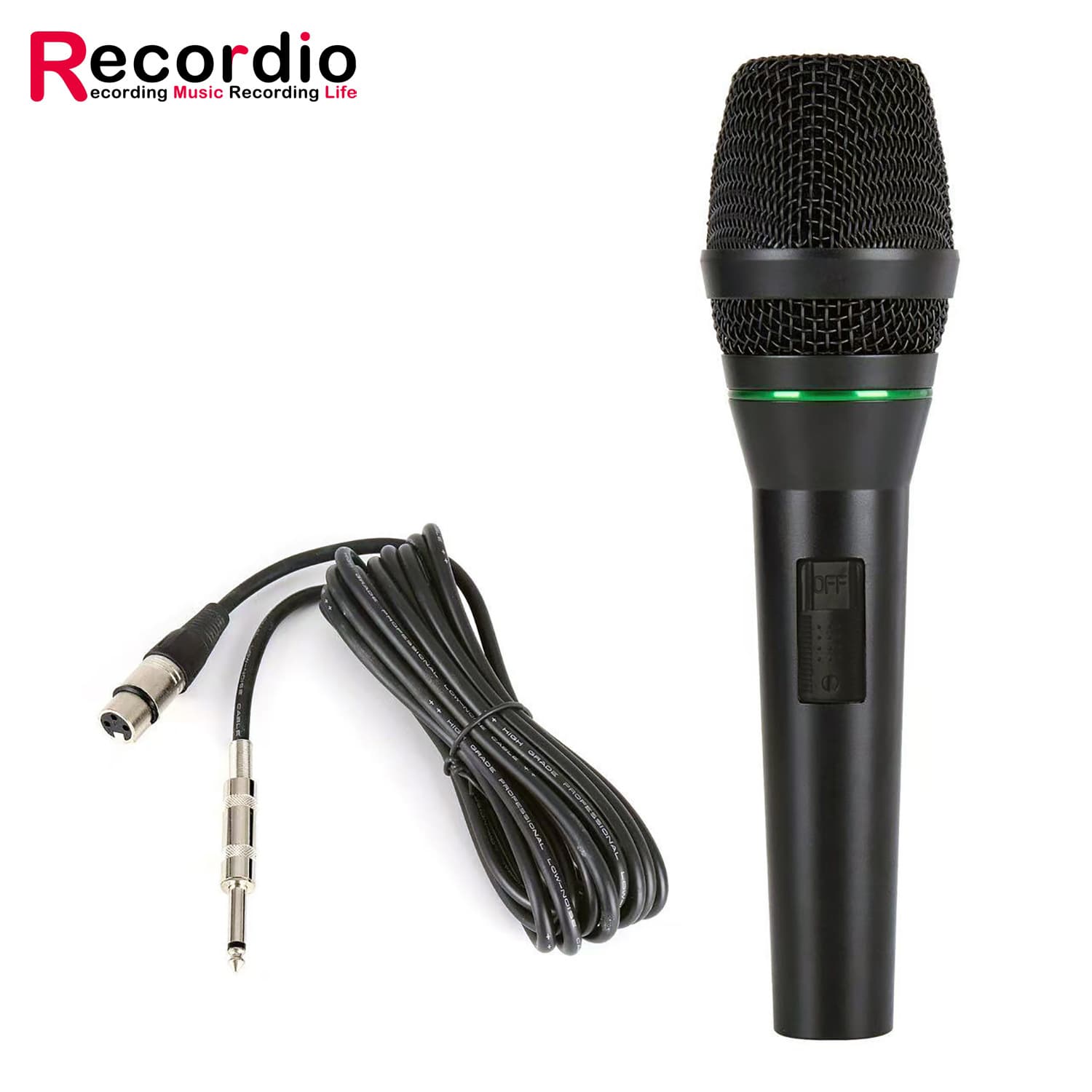 Manufacturer Wired Microphone Anti-Howling All-Metal Household Microphone Cardioid Directional Dynamic Microphone Commercial Wired Microphone