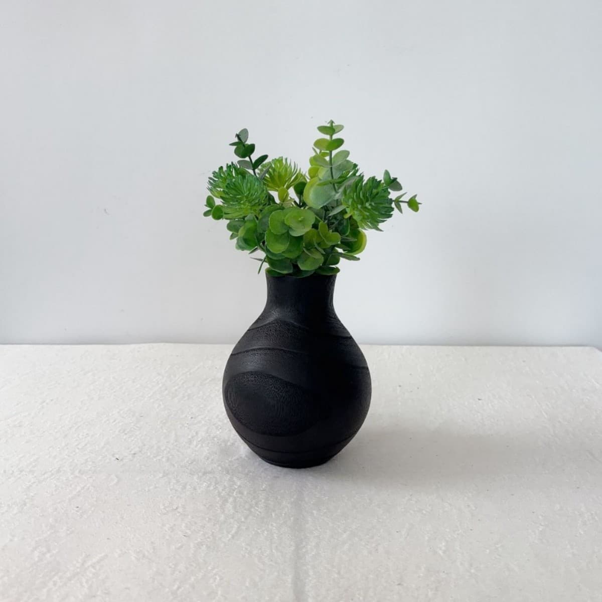 Factory supply paulownia small vase indoor creative homestay style decoration home gardening flower arrangement ornament