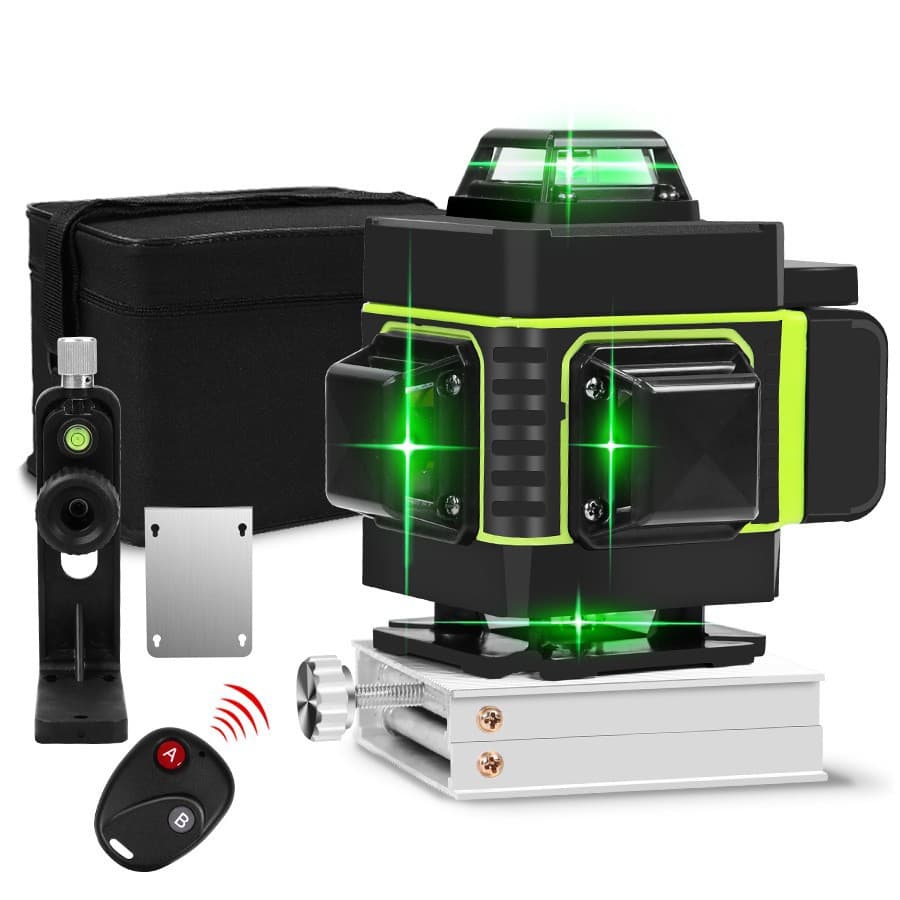 16-Line 4D Green Laser Level High Precision Auto-Leveling Floor Tile Wall Tile Laser Level