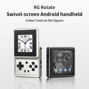 RG Rotate Open Source Handheld 3.5-inch Rotating Touchscreen Tiger T618 Android System PSP PS2 Game Console
