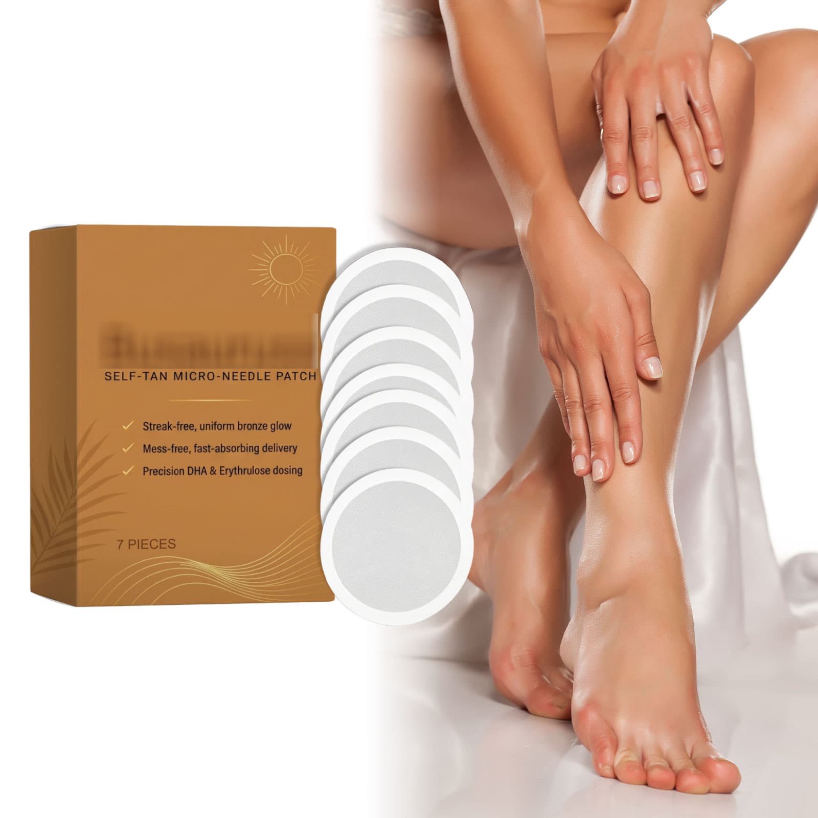Outdoor Tanning Care Patch Summer Outdoor Beach Bronze Gentle Comfort Even Natural Glow