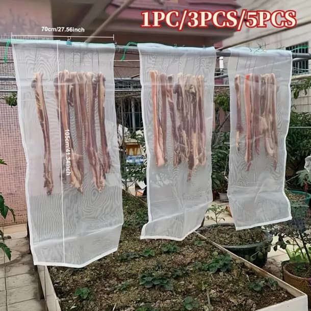 Meat drying net cover nylon insect-proof bag anti-fly sun-drying ham and bacon anti-fruit fly anti-bird bag fruit bag