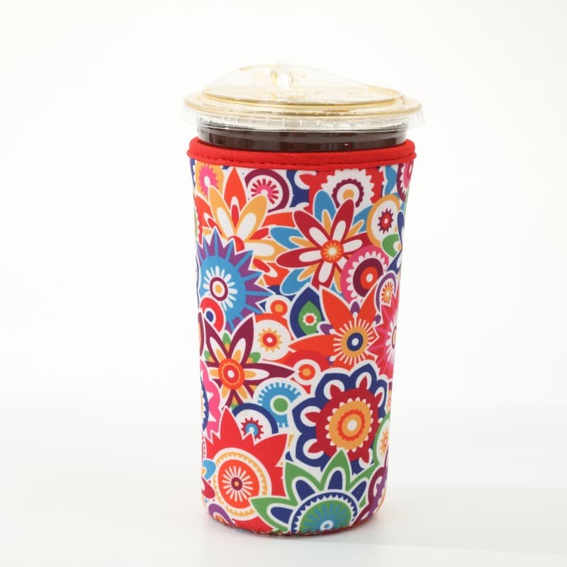 Neoprene Coffee Cup Sleeve Milk Tea Drink Bottle Sleeve Shockproof Anti-Freeze Neoprene Insulated Cup Sleeve Chloroprene Rubber