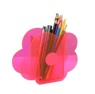 Acrylic Pen Holder Stand Personalized Cartoon Screen Stand