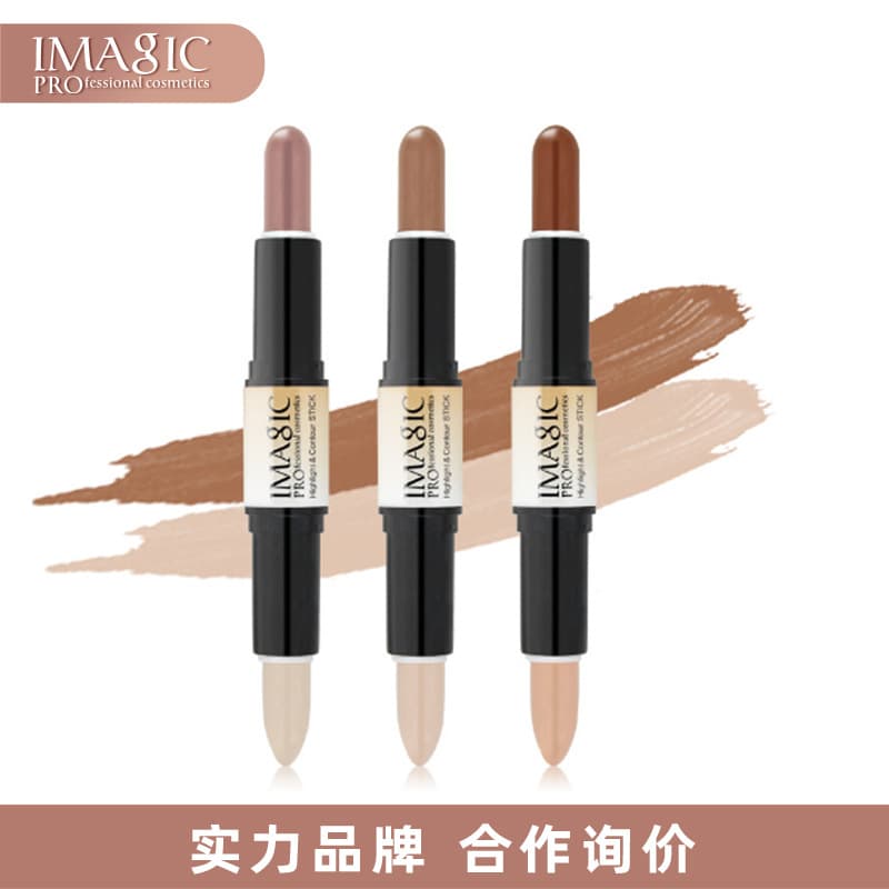 IMAGIC double-headed highlight Contour Concealer Stick nose shadow shadow repair brightening concealer high light pen cross-border wholesale