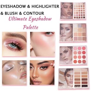 New Export Cross-Border 4-Page 71-Color Eyeshadow Palette Eyeshadow Highlighter Blush Concealer Multi-Functional Makeup Book Hot Selling
